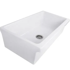 Sale 36" Decorative Farmhouse Fireclay Sink Single Bowl Sinks|Apron Front / Farmhouse Sinks