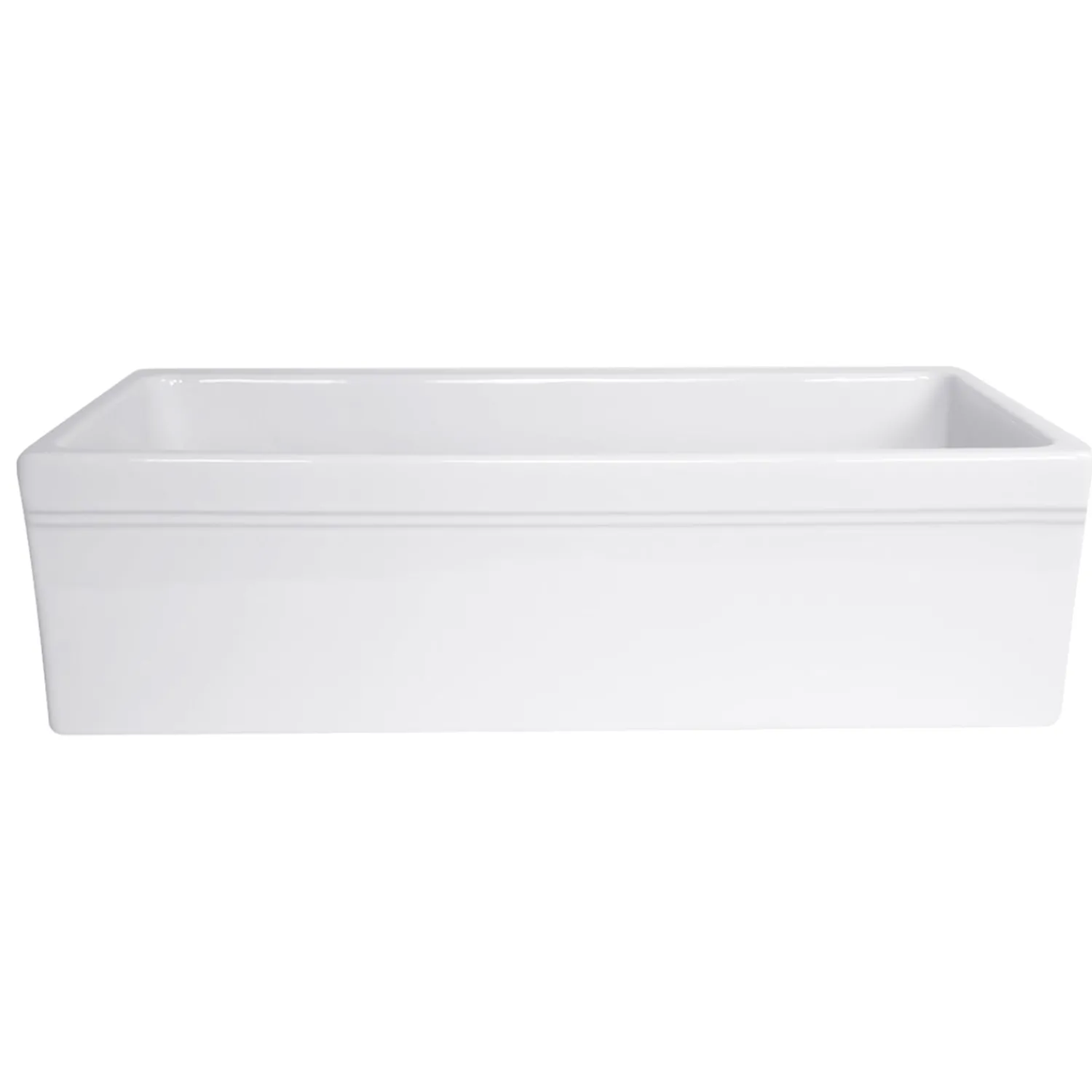 Sale 36" Decorative Farmhouse Fireclay Sink Single Bowl Sinks|Apron Front / Farmhouse Sinks