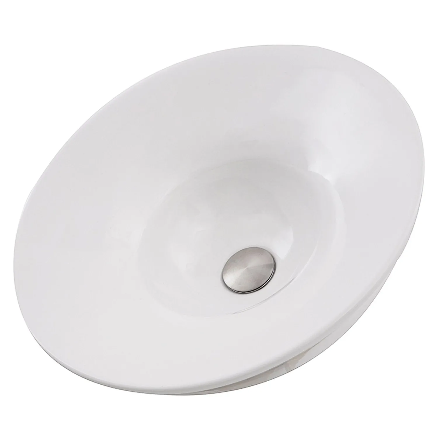 Hot Dinard Italian Fireclay Vanity Sink Semi-Recessed Sinks
