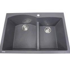 Best 60/40 Double Bowl Dual-Mount Granite Composite Drop-In / Top Mount Sinks|Double Bowl Sinks