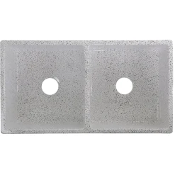 New Double Bowl Farmhouse Fireclay Sink with Pietra Sarda Finish Double Bowl Sinks|Apron Front / Farmhouse Sinks