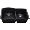 Clearance 60/40 Double Bowl Undermount Granite Composite Double Bowl Sinks|Undermount Sinks