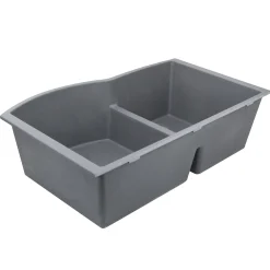Clearance 60/40 Double Bowl Undermount Granite Composite Double Bowl Sinks|Undermount Sinks