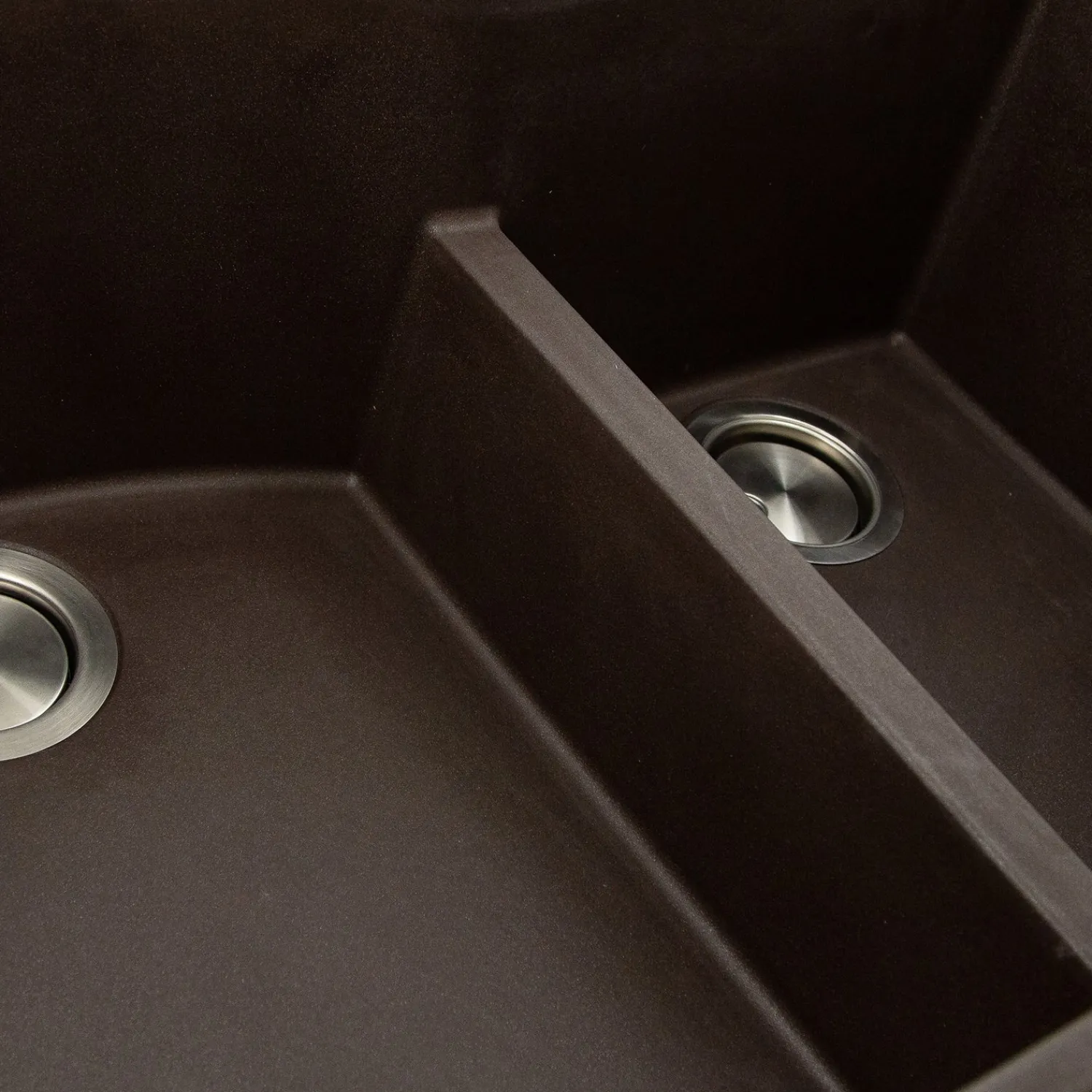 Clearance 60/40 Double Bowl Undermount Granite Composite Double Bowl Sinks|Undermount Sinks