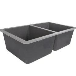 New 50/50 Double Bowl Undermount Granite Composite Double Bowl Sinks|Undermount Sinks