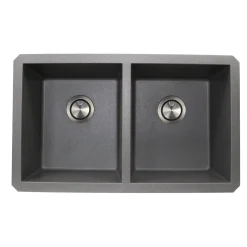 New 50/50 Double Bowl Undermount Granite Composite Double Bowl Sinks|Undermount Sinks