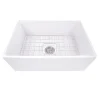 Clearance 27" Farmhouse Fireclay Sink with Drain and Grid Single Bowl Sinks|Apron Front / Farmhouse Sinks