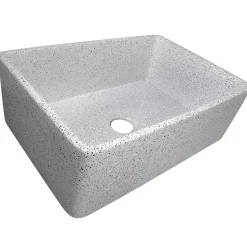 Clearance 30" Farmhouse Fireclay Sink with Pietra Sarda Finish Single Bowl Sinks|Apron Front / Farmhouse Sinks