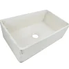 Hot 30" Farmhouse Fireclay Sink with Shabby Straw Finish Single Bowl Sinks|Apron Front / Farmhouse Sinks