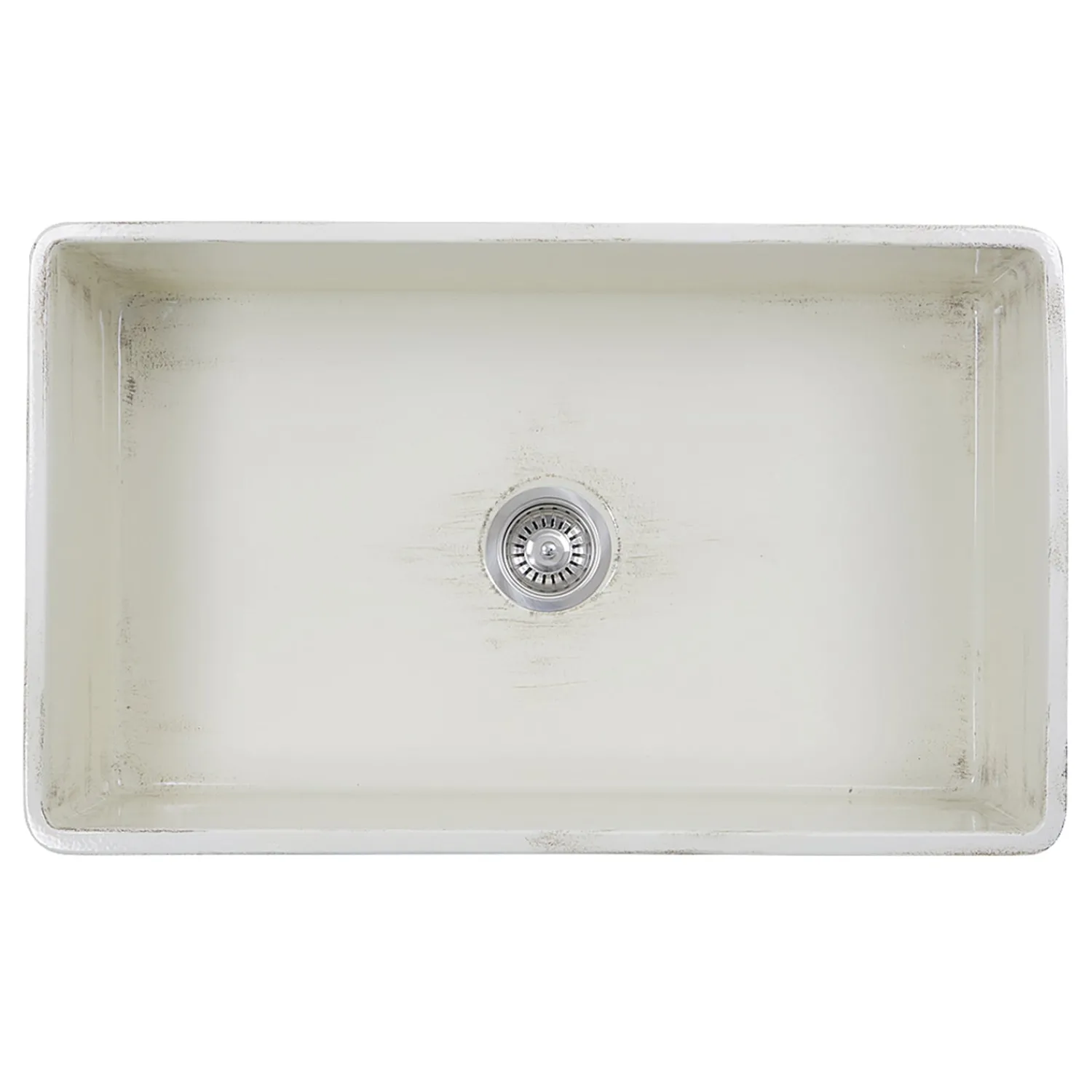 Best 33" Farmhouse Fireclay Sink with Shabby Straw Finish Single Bowl Sinks|Apron Front / Farmhouse Sinks