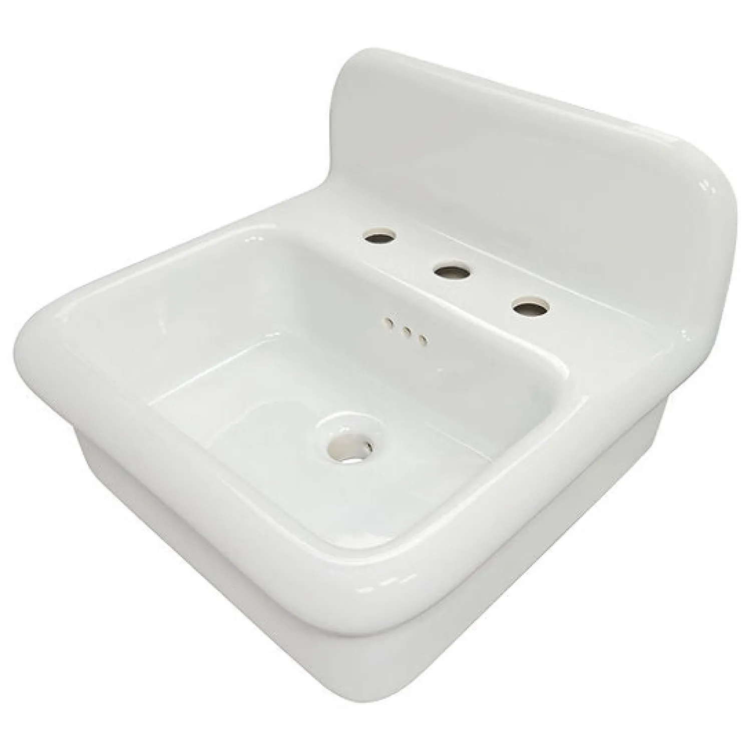 Sale 20" Fireclay Wallmounted Bathroom Sink Wall Mount Sinks|Laundry & Utility Sinks