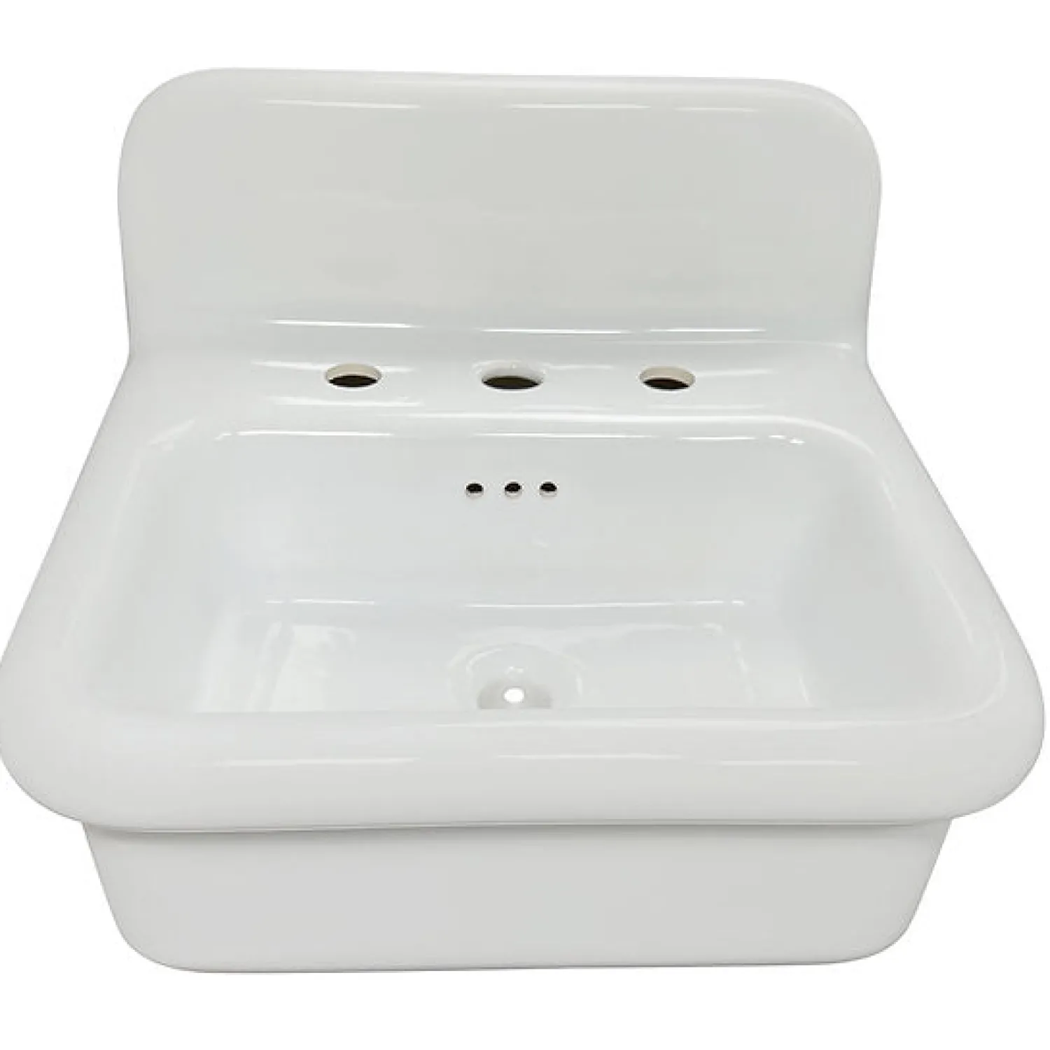 Sale 20" Fireclay Wallmounted Bathroom Sink Wall Mount Sinks|Laundry & Utility Sinks