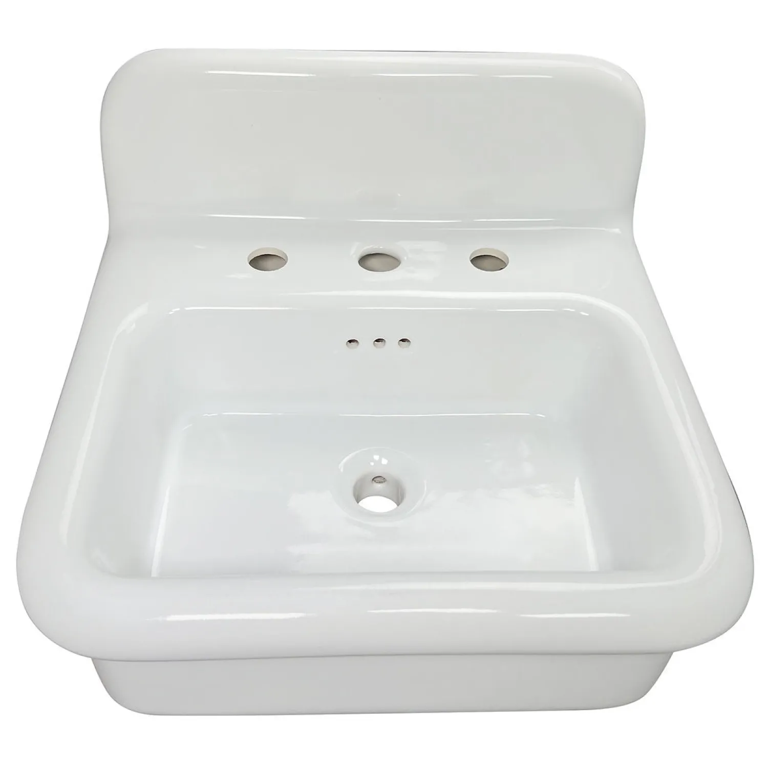 Sale 20" Fireclay Wallmounted Bathroom Sink Wall Mount Sinks|Laundry & Utility Sinks