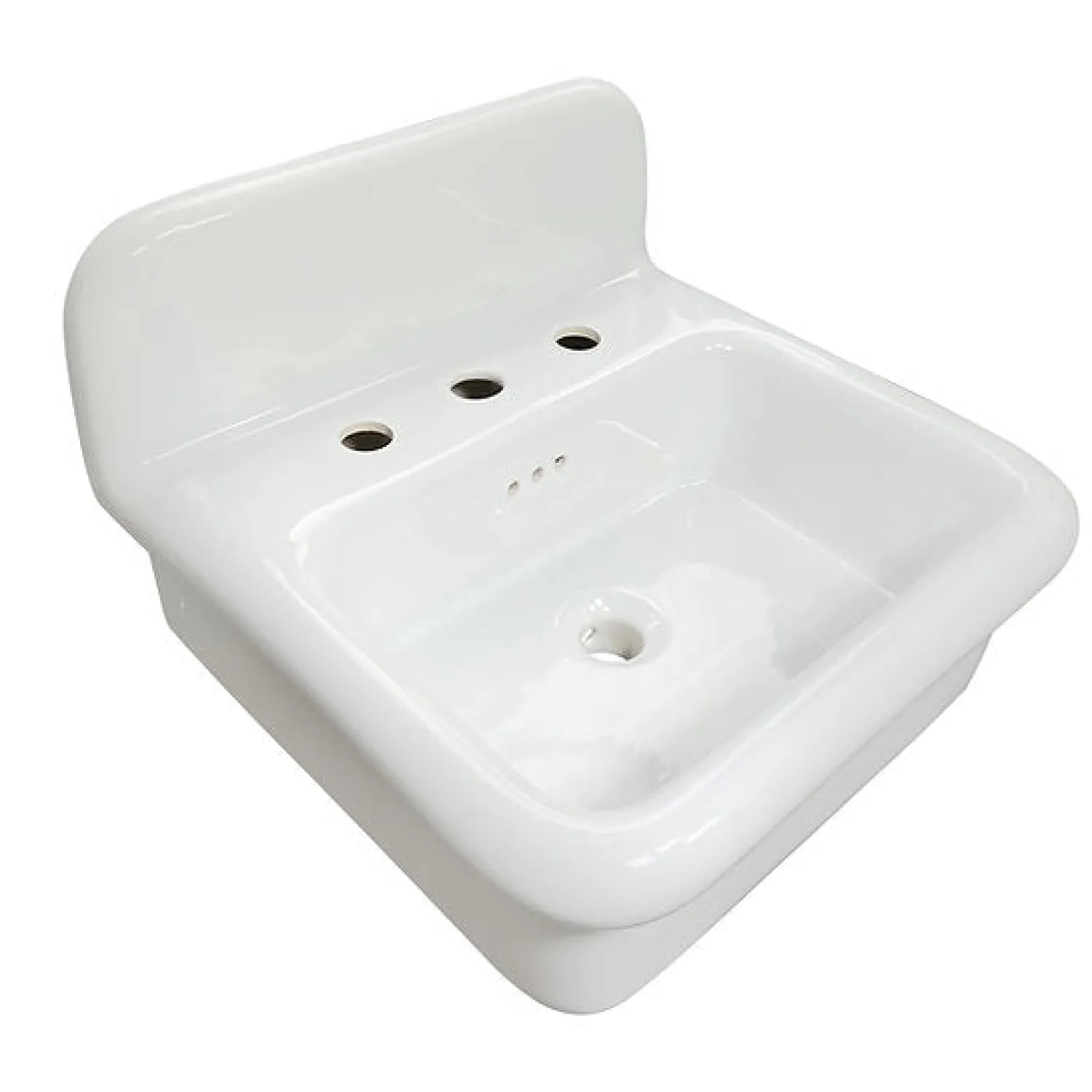 Sale 20" Fireclay Wallmounted Bathroom Sink Wall Mount Sinks|Laundry & Utility Sinks