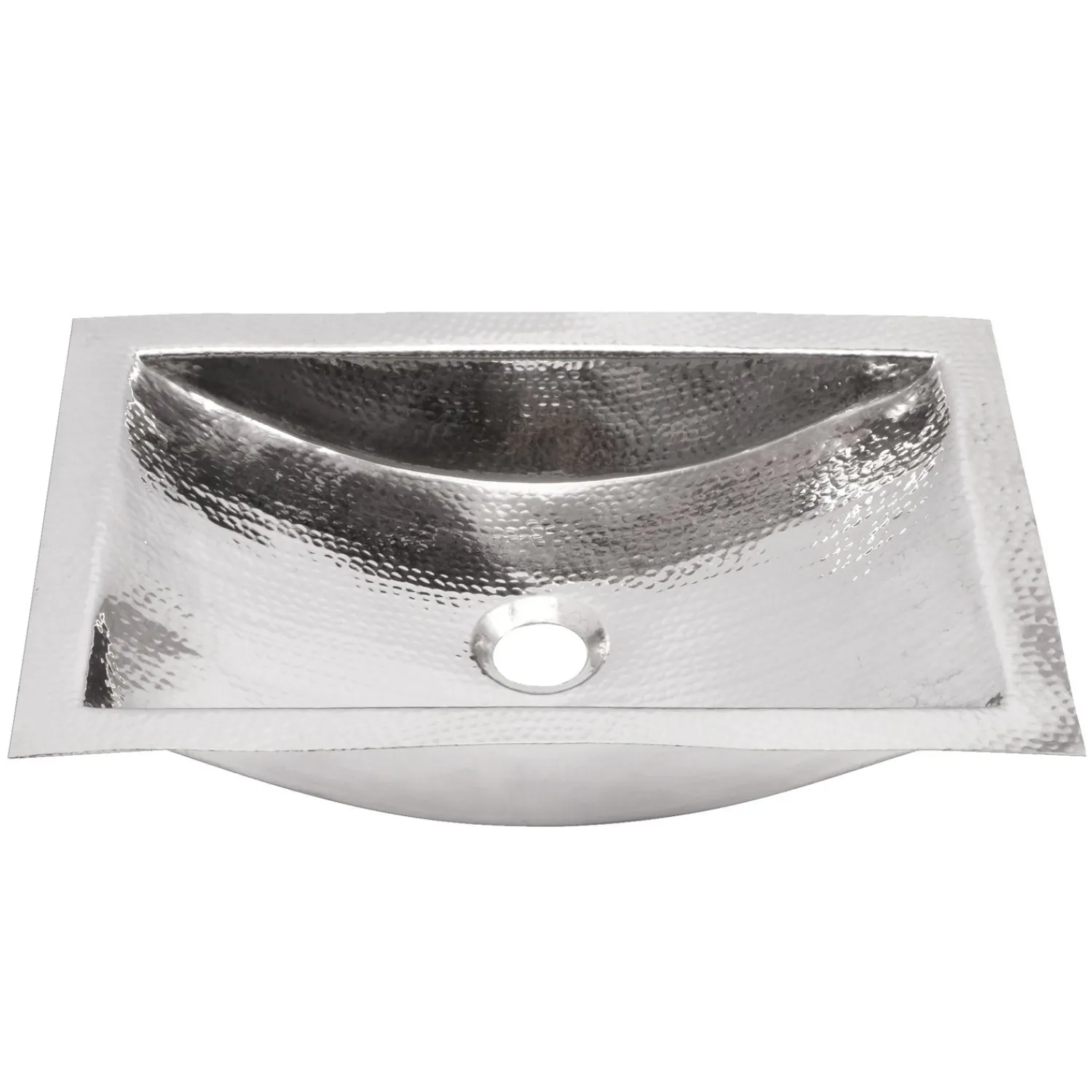 Best Hand Hammered Stainless Steel Rectangle Undermount Bathroom Sink Undermount|Stainless Steel Sinks