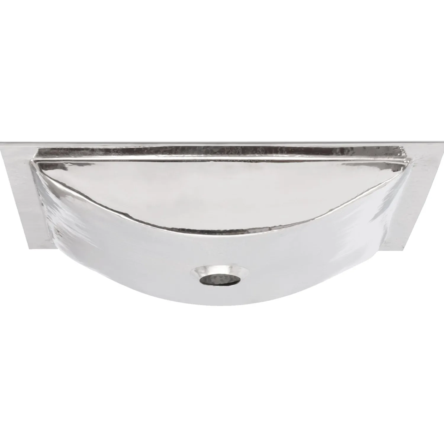 Best Hand Hammered Stainless Steel Rectangle Undermount Bathroom Sink Undermount|Stainless Steel Sinks