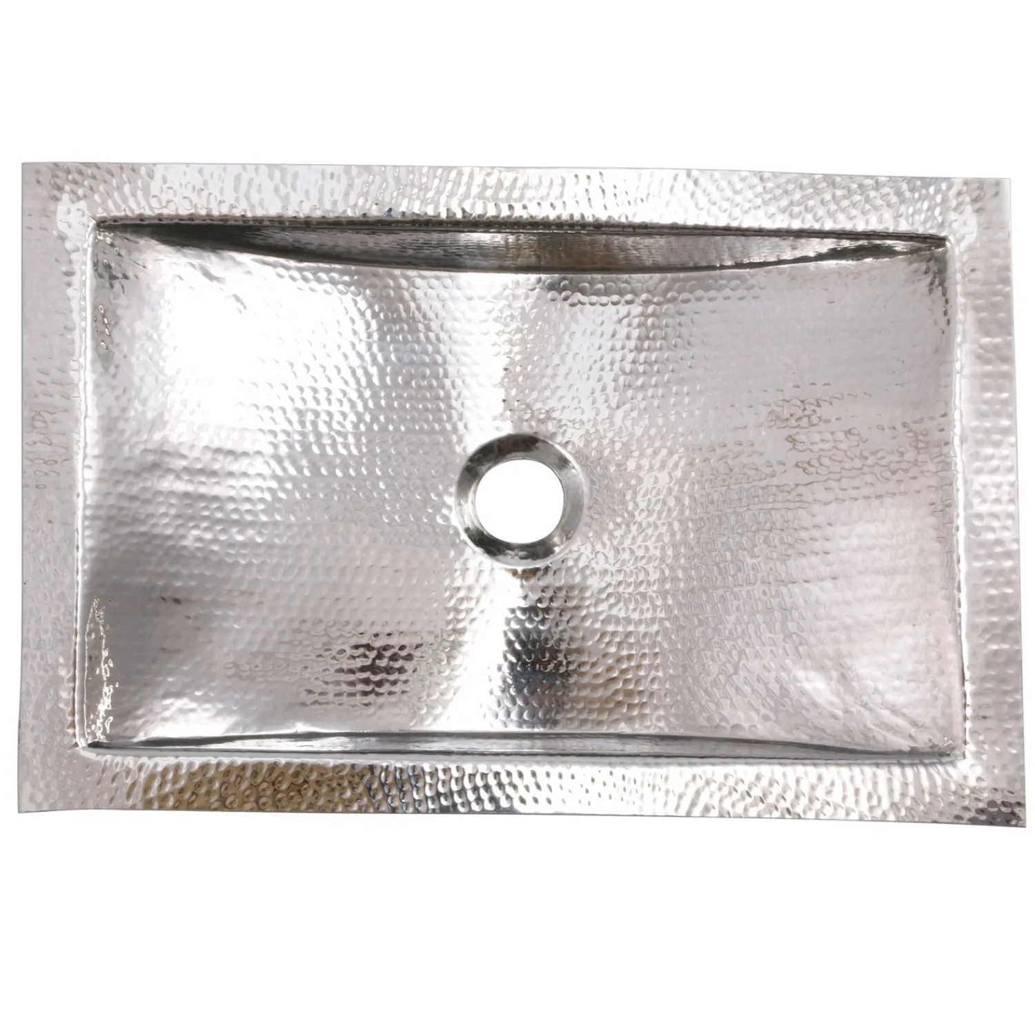 Best Hand Hammered Stainless Steel Rectangle Undermount Bathroom Sink Undermount|Stainless Steel Sinks