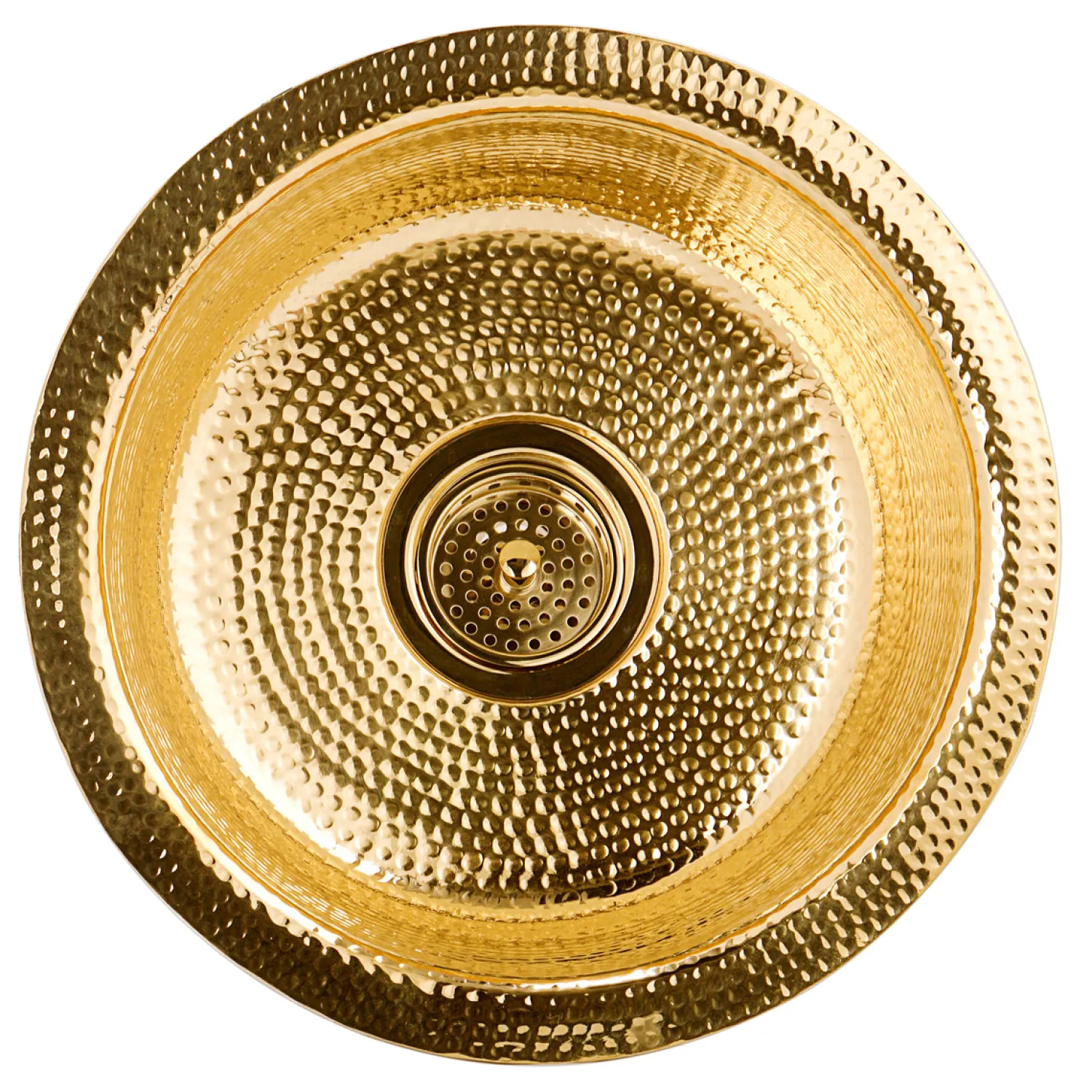Outlet 15"Hand Hammered Round Brass Bar Sink Sinks For Tight Spaces|Bar / Prep Sinks