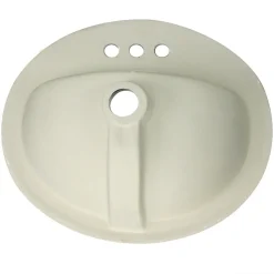 Outlet 20.25-Inch Drop-In Ceramic Vanity Sink DI2017-4 Drop-In / Top Mount Sinks