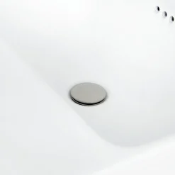 Best 23-Inch 3-Hole Rectangular Drop-In Ceramic Vanity Sink DI-2317-R8 Drop-In / Top Mount Sinks