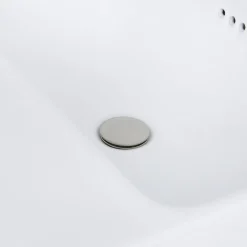 Discount 23-Inch 1-Hole Rectangular Drop-In Ceramic Vanity Sink DI-2317-R1 Drop-In / Top Mount Sinks