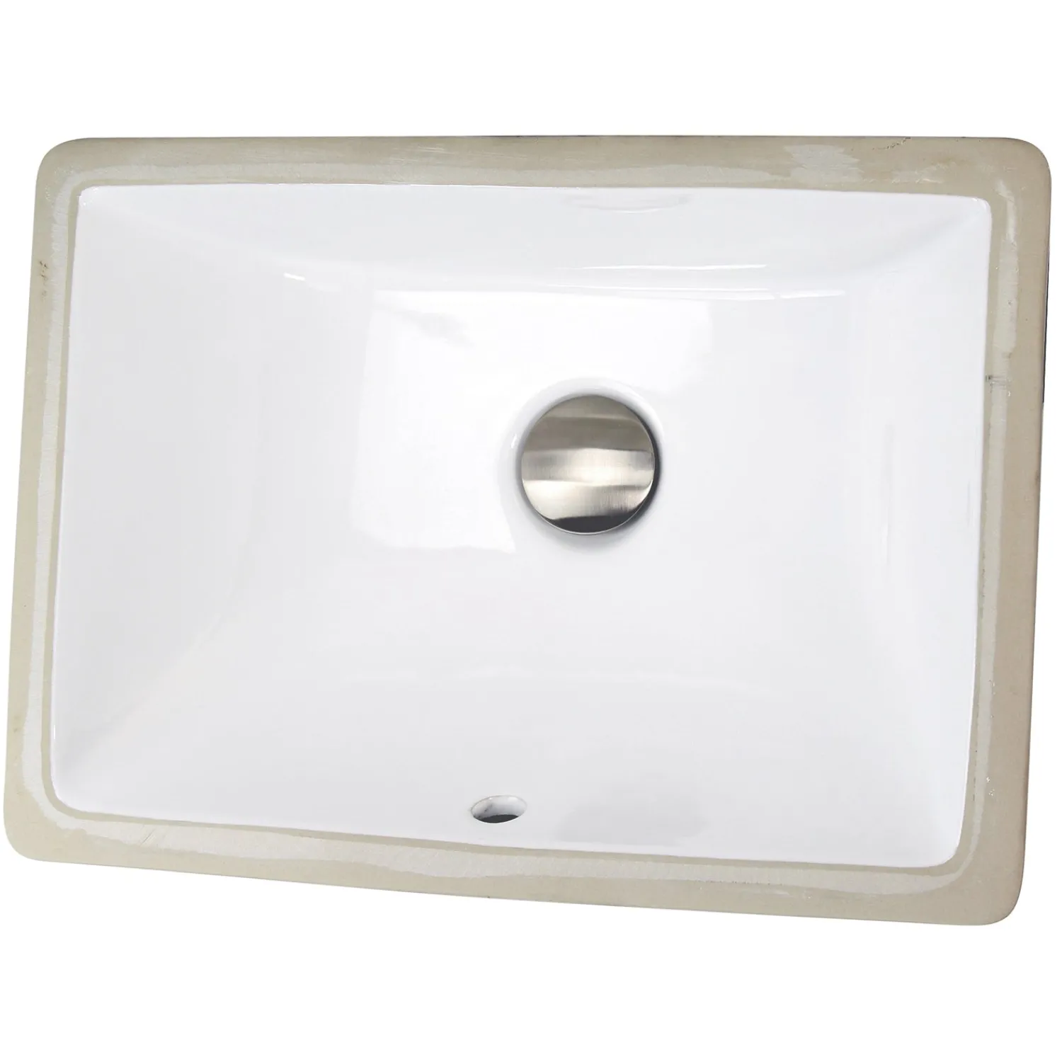 Best 16-Inch x 11-Inch Undermount Ceramic Sink Undermount