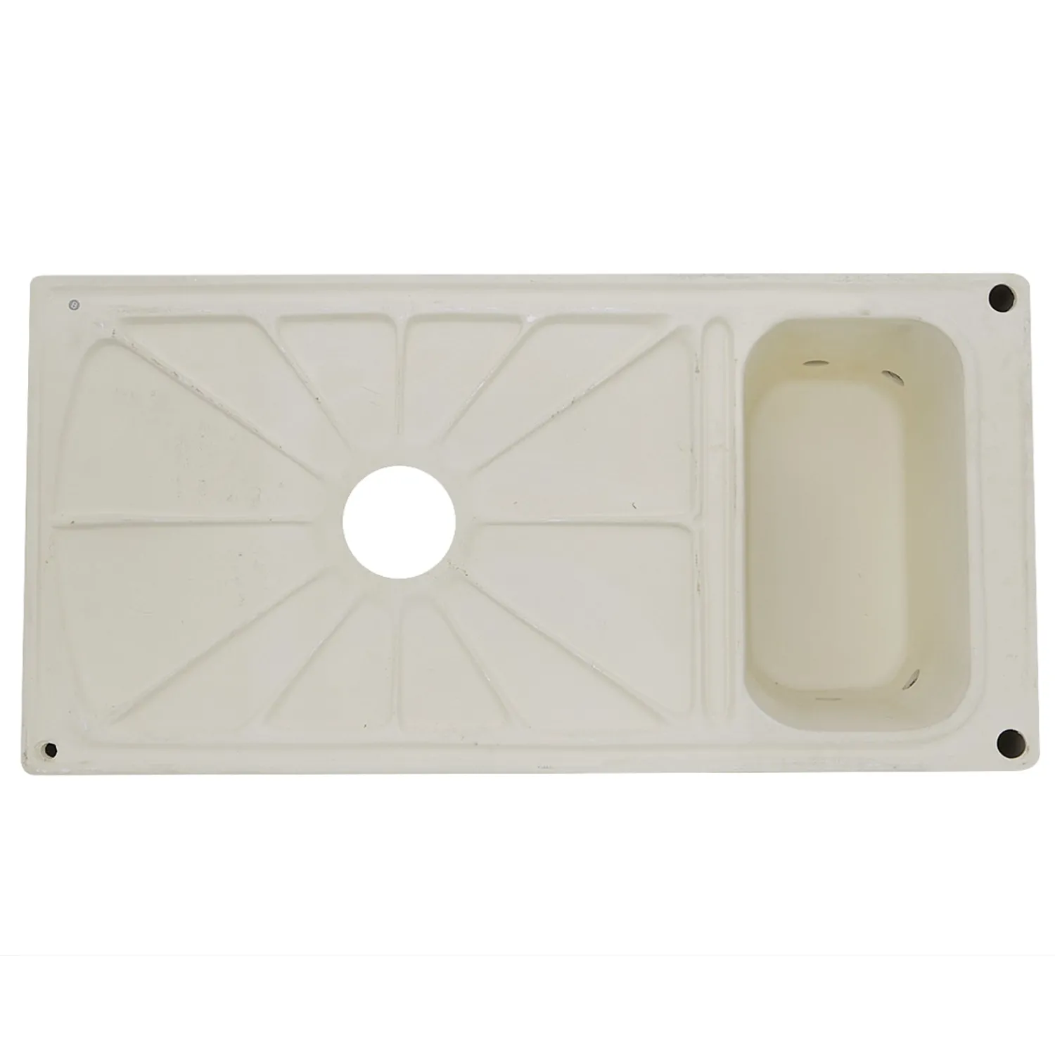 Best 36" Italian Farmhouse Fireclay Sink with Built-In Drainboard Single Bowl Sinks|Apron Front / Farmhouse Sinks