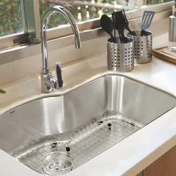 Best MOBYXL-16 Single Bowl Oblong Undermount Stainless Steel Kitchen Sink, 16 Gauge Stainless Steel Sinks|Single Bowl Sinks