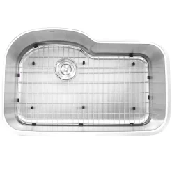 Best MOBYXL-16 Single Bowl Oblong Undermount Stainless Steel Kitchen Sink, 16 Gauge Stainless Steel Sinks|Single Bowl Sinks