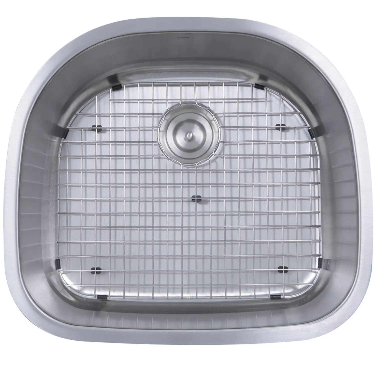 Outlet NS03i-16 Sconset 23" D-Bowl Undermount Stainless Steel Kitchen Sink, 16 Gauge Stainless Steel Sinks|Single Bowl Sinks