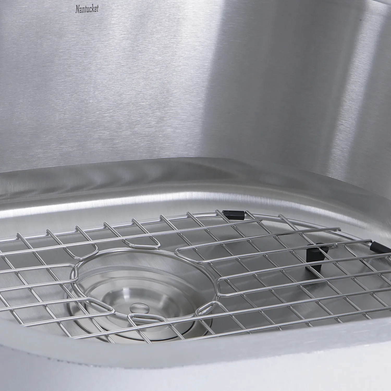 Outlet NS03i-16 Sconset 23" D-Bowl Undermount Stainless Steel Kitchen Sink, 16 Gauge Stainless Steel Sinks|Single Bowl Sinks