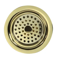 Sale Polished Brass 3.5-Inch Kitchen Sink Drain Sink Drains, Disposer Flanges & Air Gaps