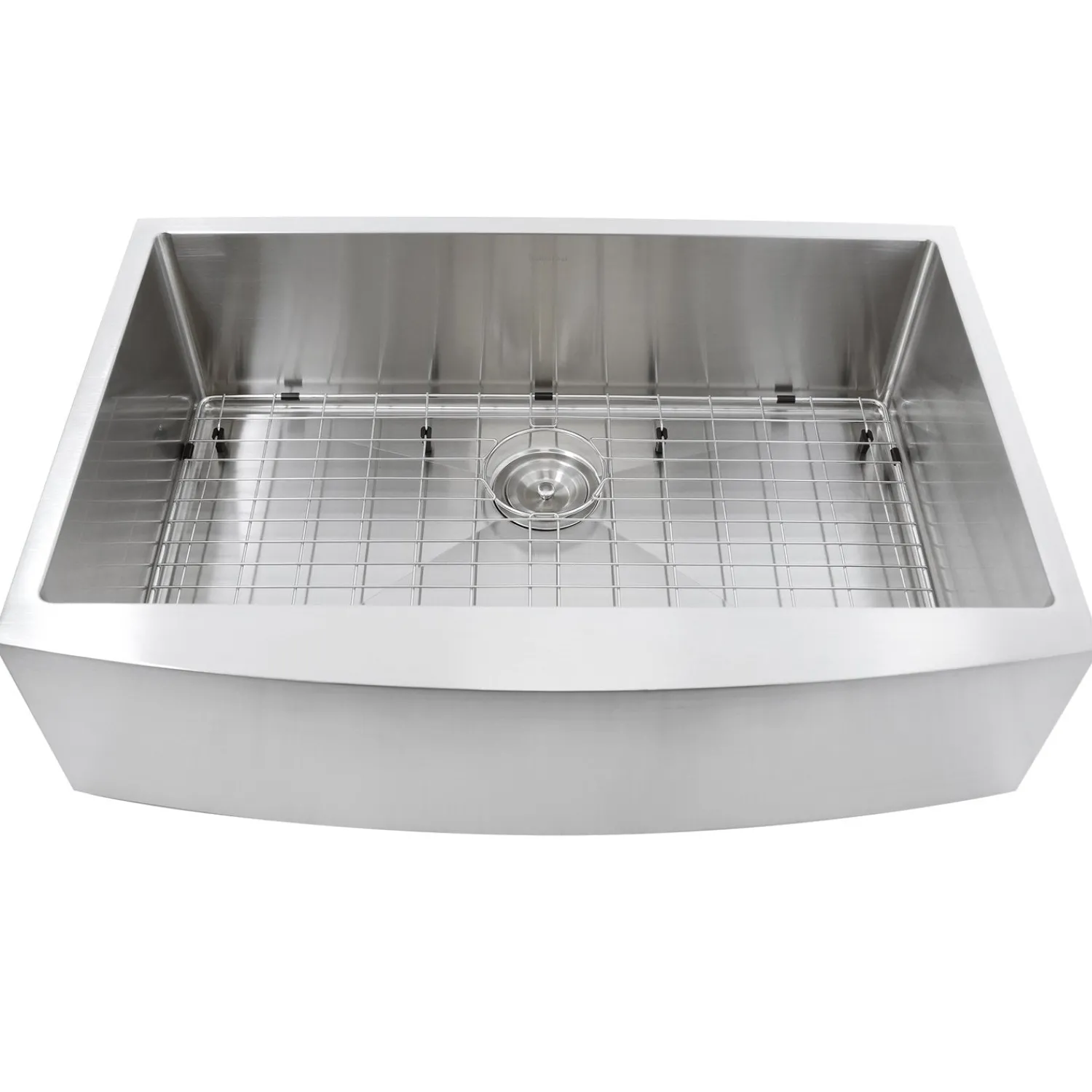 Outlet 33" Pro Series Small Radius Farmhouse Apron Front Stainless Steel Sink Stainless Steel Sinks|Single Bowl Sinks