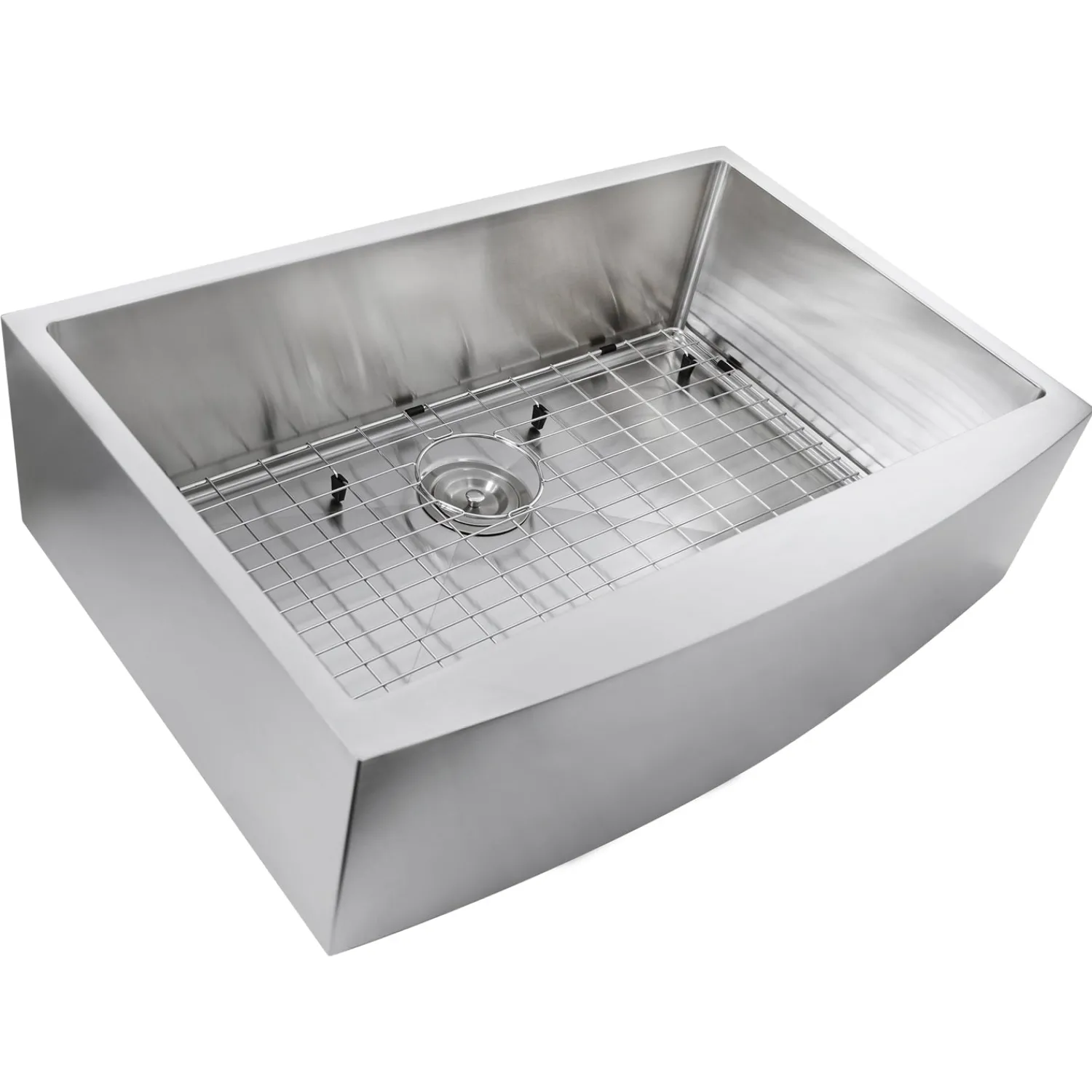 Outlet 33" Pro Series Small Radius Farmhouse Apron Front Stainless Steel Sink Stainless Steel Sinks|Single Bowl Sinks