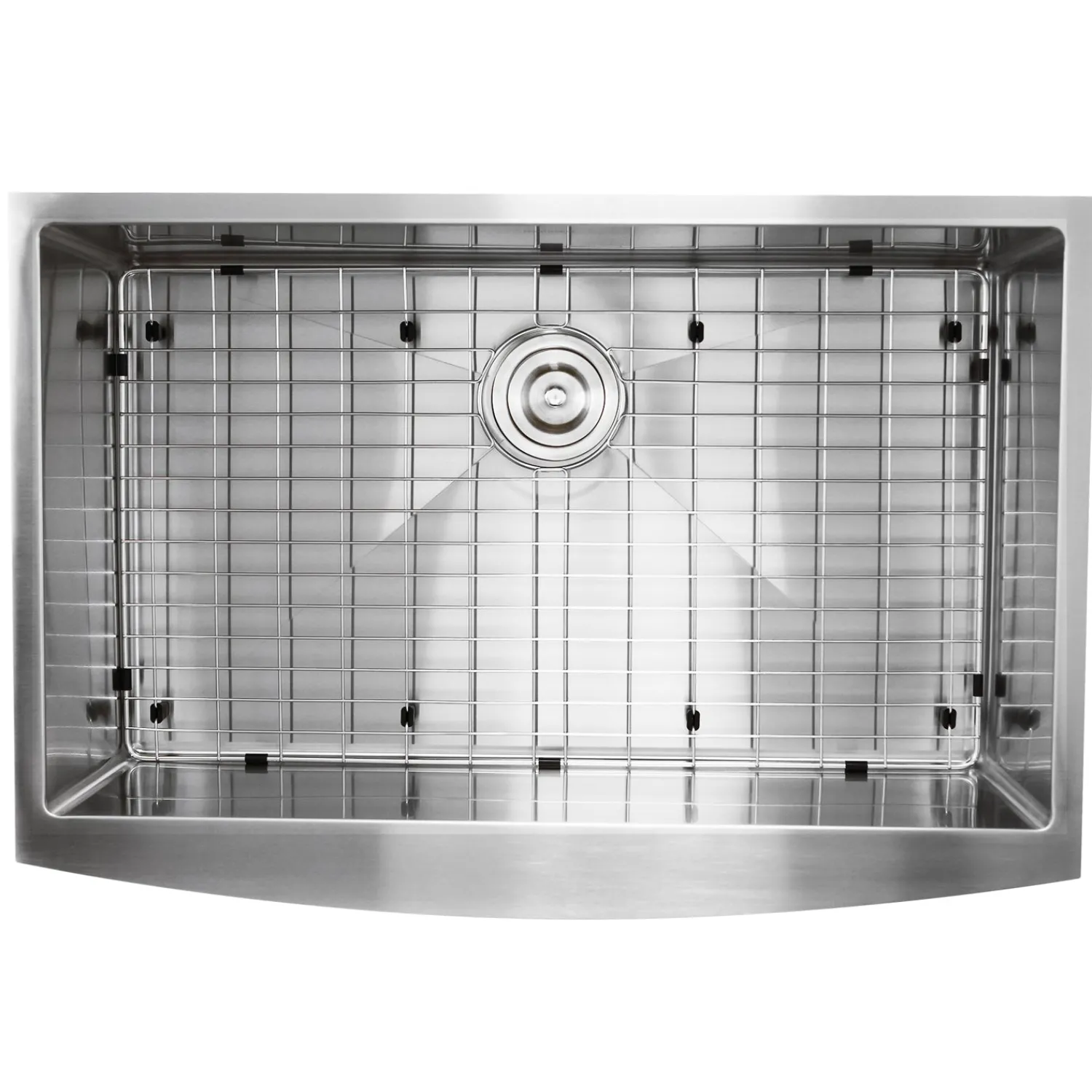 Outlet 33" Pro Series Small Radius Farmhouse Apron Front Stainless Steel Sink Stainless Steel Sinks|Single Bowl Sinks