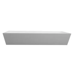 Hot Rectangle White Glacier Stone Sink NS-GSTR24 Above Counter / Vessel Sinks