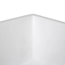 Online Rectangle White Glacier Stone Sink NS-GSTR36 Above Counter / Vessel Sinks