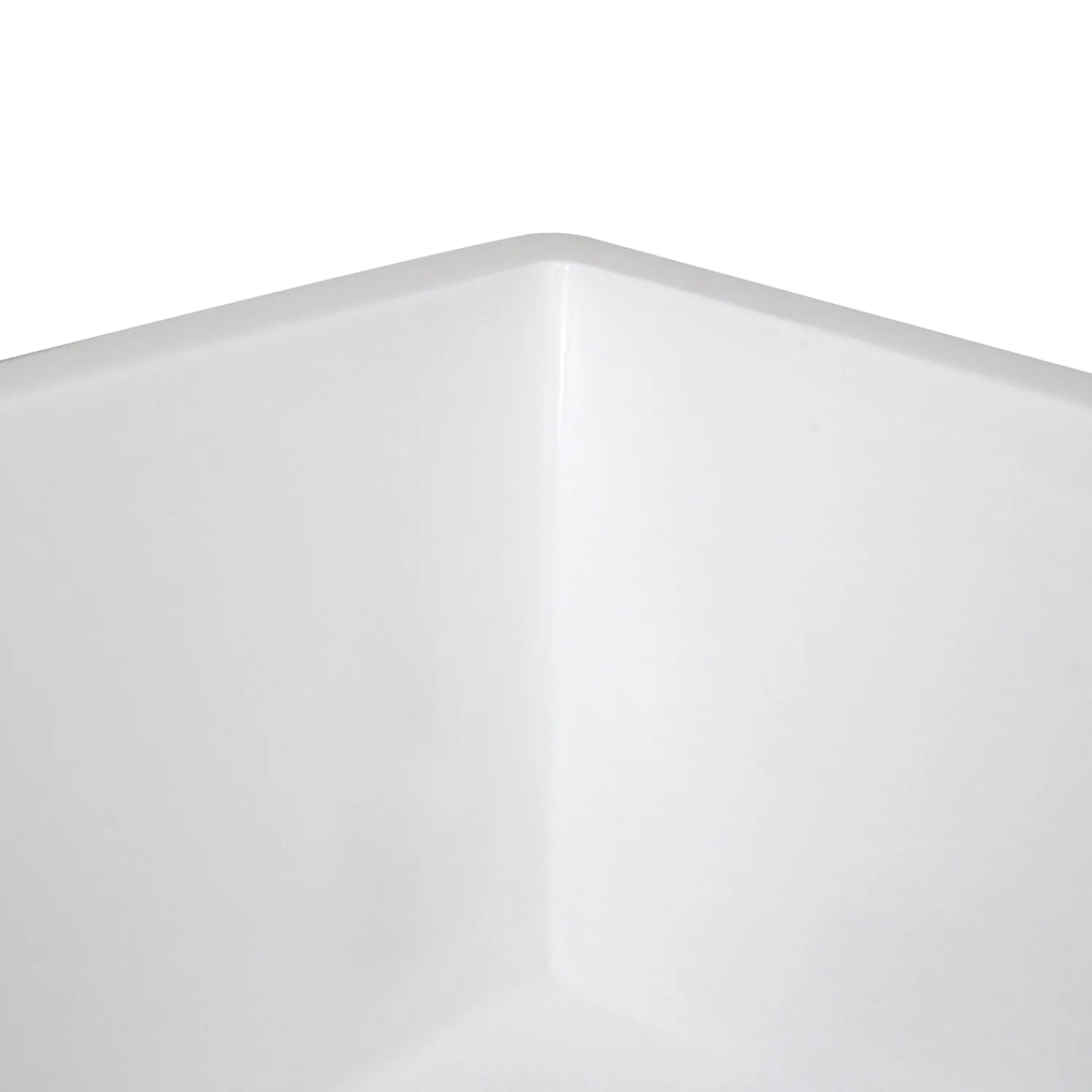 Online Rectangle White Glacier Stone Sink NS-GSTR36 Above Counter / Vessel Sinks