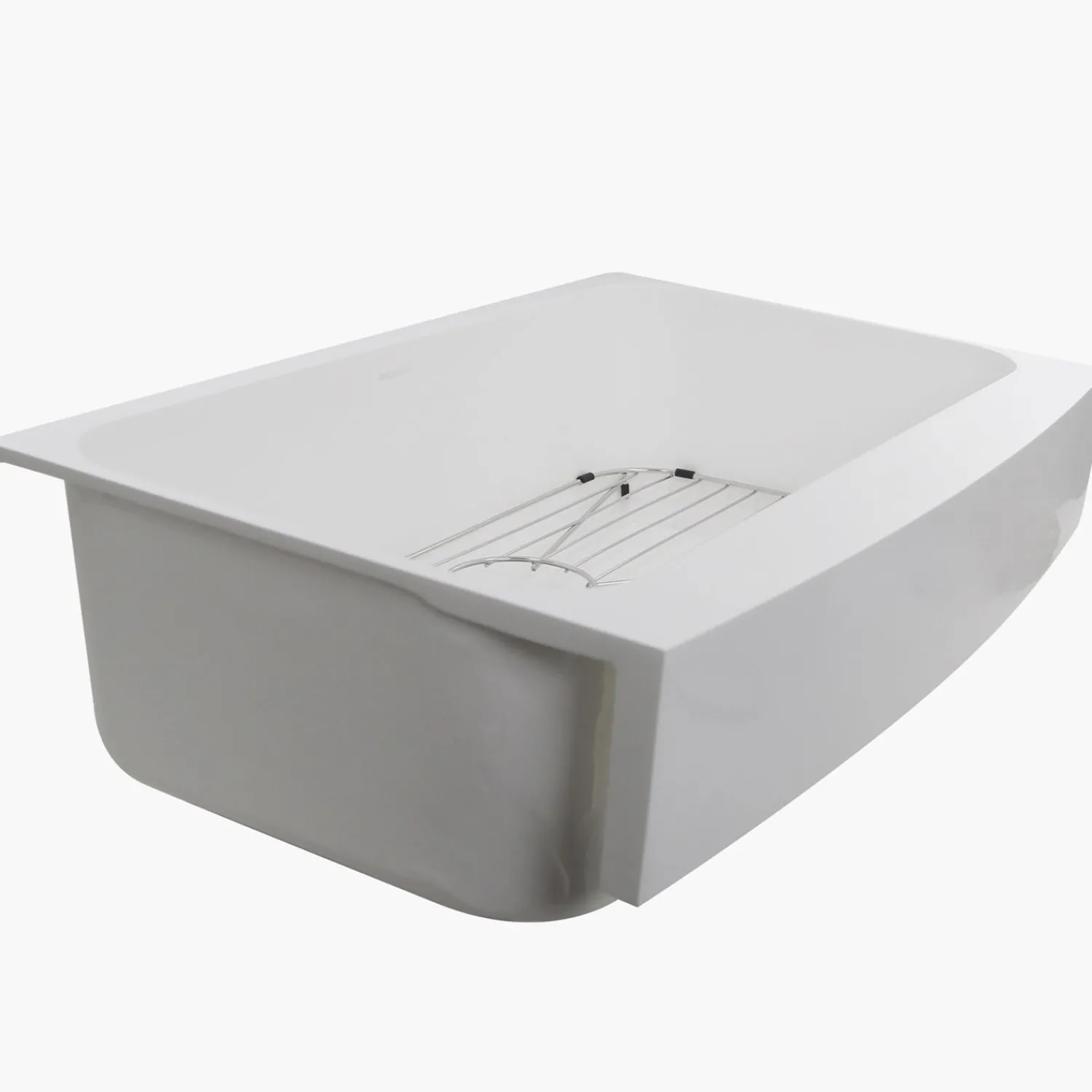 RetroFit Glacier Stone Double Bowl Ezapron Kitchen Sink Double Bowl Sinks|Apron Front / Farmhouse Sinks