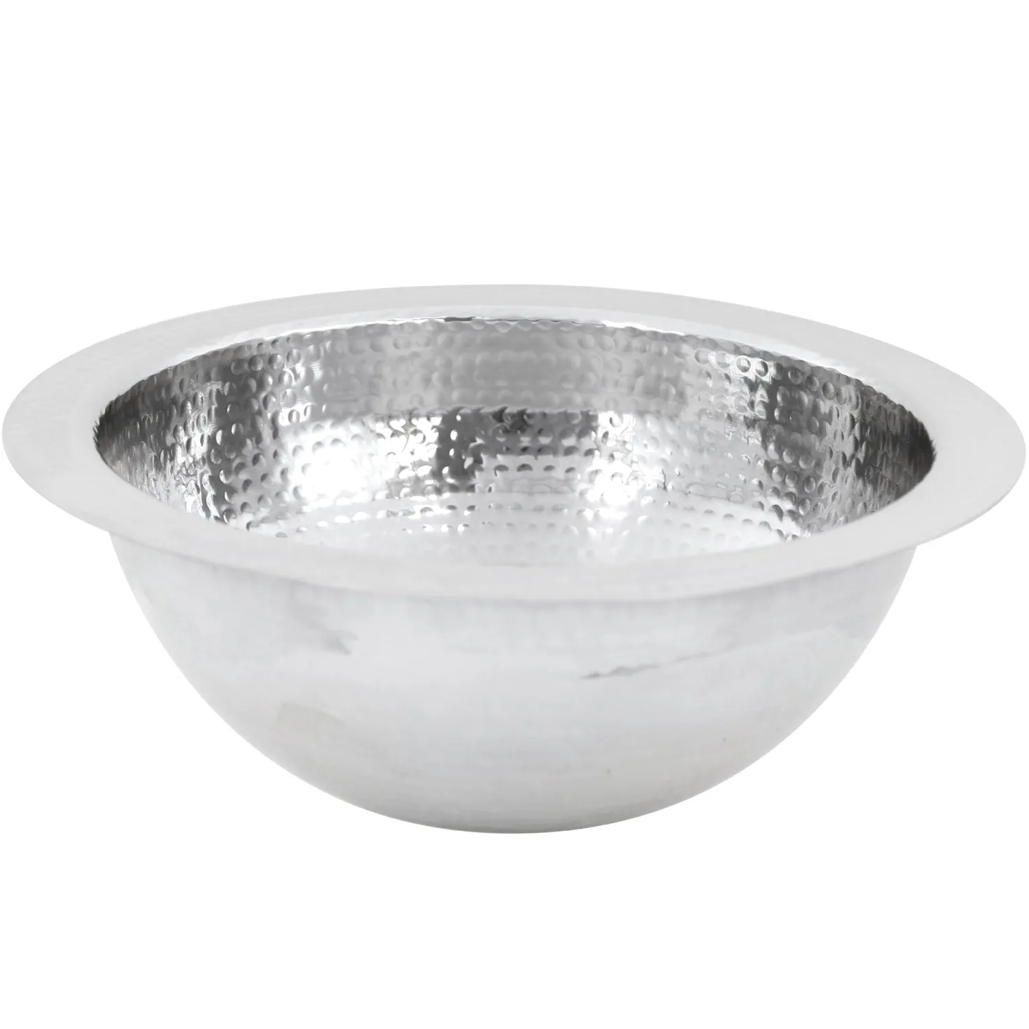 Sale ROS 13" Hand Hammered Stainless Steel Round Bar Sink Bar / Prep Sinks