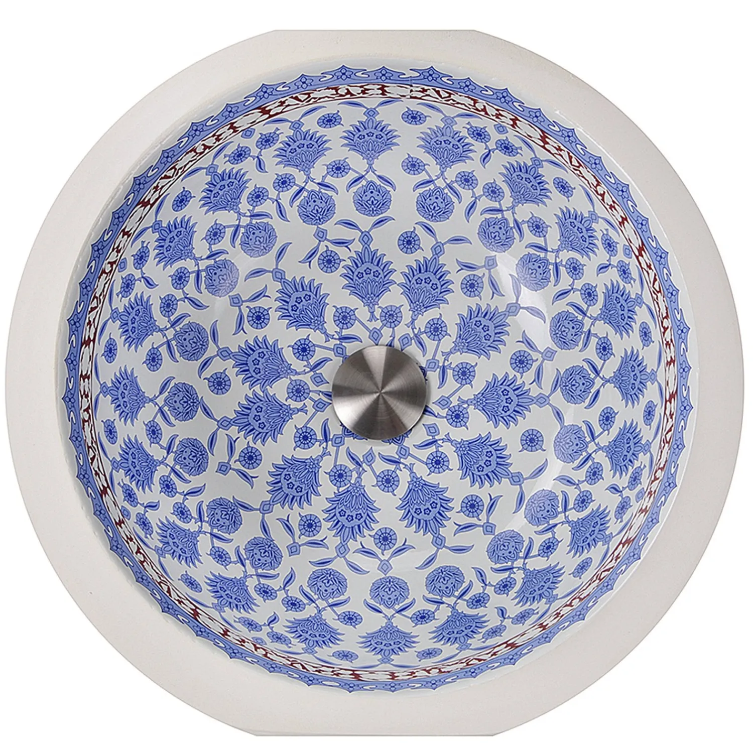 Outlet Santorini Italian Fireclay Vanity Sink Undermount