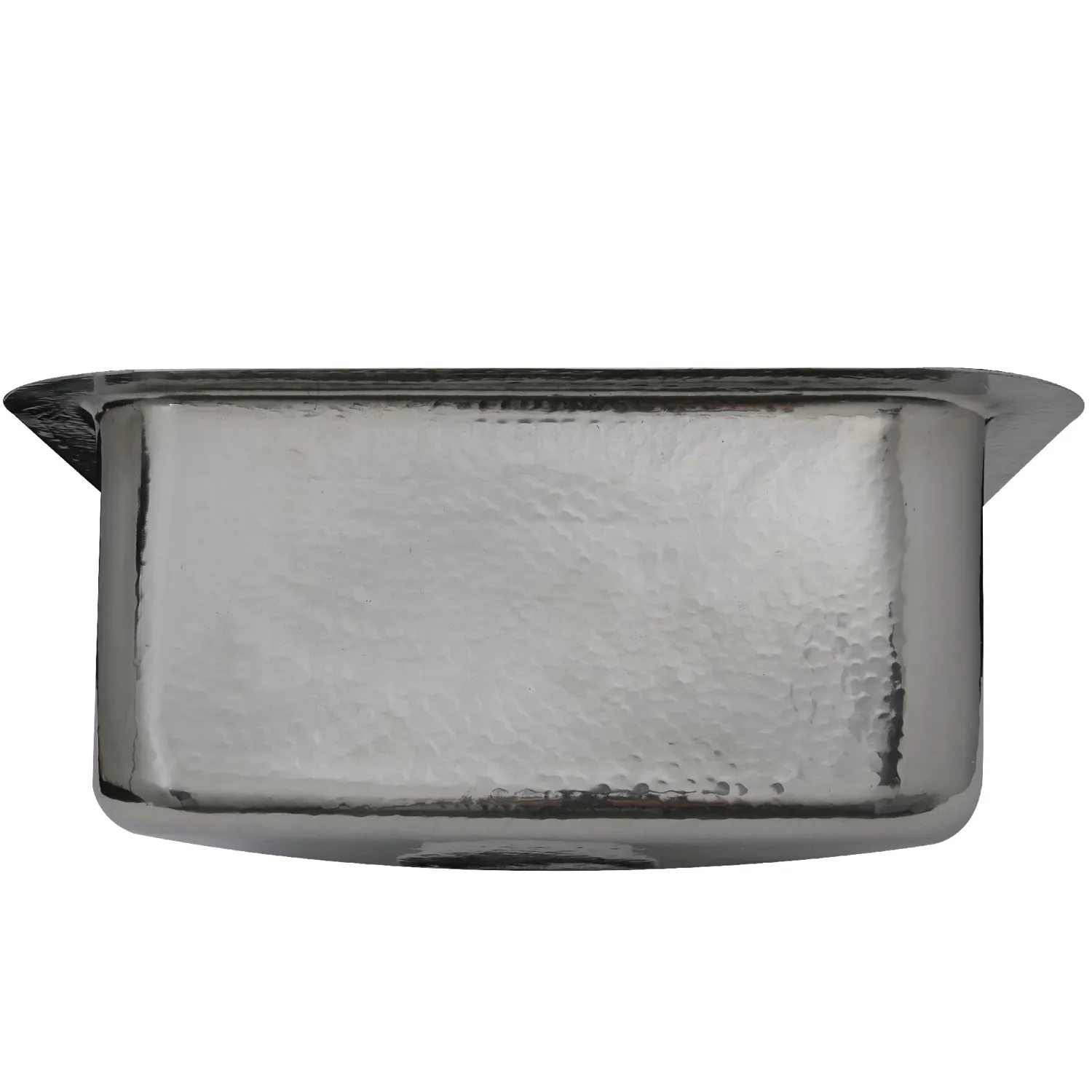 Online SQRS-7 16.5" Square Hammered Stainless Bar Sink Stainless Steel Sinks|Single Bowl Sinks