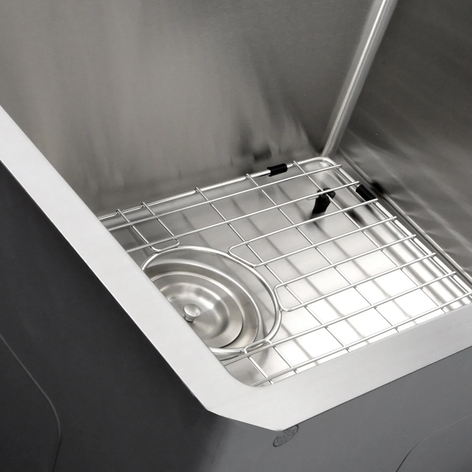 Online Sr2318 - Pro Series Rectangle Single Bowl Undermount Small Radius Corners Stainless Steel Kitchen Sink Stainless Steel Sinks|Single Bowl Sinks