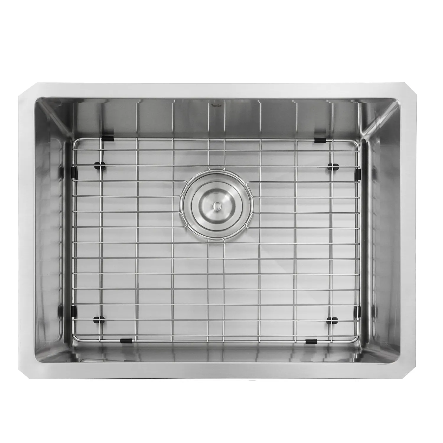 Online Sr2318 - Pro Series Rectangle Single Bowl Undermount Small Radius Corners Stainless Steel Kitchen Sink Stainless Steel Sinks|Single Bowl Sinks