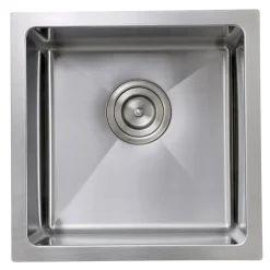 Clearance SR1515 - 15" Pro Series Square Undermount Small Radius Stainless Steel Bar/Prep Sink Bar / Prep Sinks