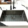 SR3018 - Pro Series Rectangle Single Bowl Undermount Small Radius Corners Stainless Steel Kitchen Sink, 16 Gauge Stainless Steel Sinks|Single Bowl Sinks