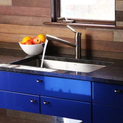 SR3018 - Pro Series Rectangle Single Bowl Undermount Small Radius Corners Stainless Steel Kitchen Sink, 16 Gauge Stainless Steel Sinks|Single Bowl Sinks