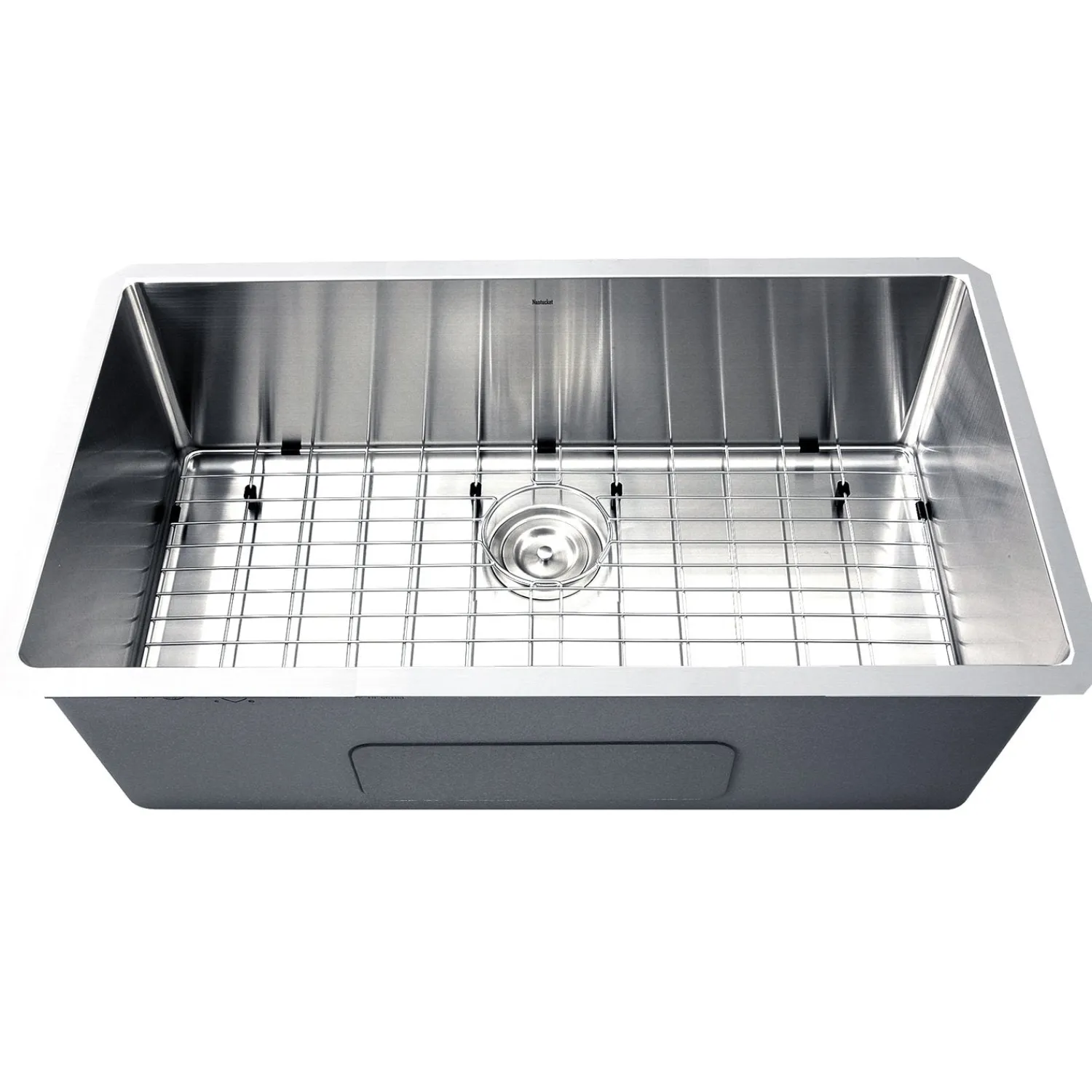 Best SR3218-16 - 32" Pro Series Single Bowl Undermount Small Radius Corners Stainless Steel Kitchen Sink Stainless Steel Sinks|Single Bowl Sinks