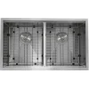 Hot SR-PS-3219-DE-16 Double Equal Workstation Small Radius Undermount Stainless Sink with Accessories Workstation Sinks|Double Bowl Sinks