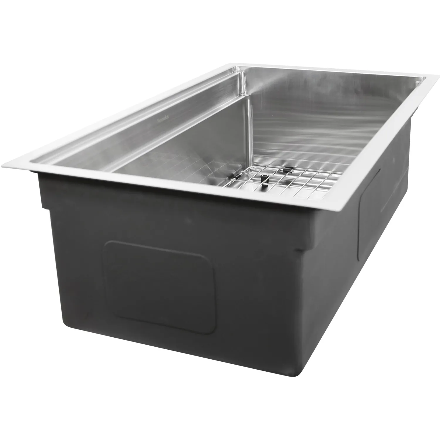 Discount SR-PS-3220-16 - 32" Professional Workstation Small Radius Undermount Stainless Kitchen Sink with Accessories Workstation Sinks|Stainless Steel Sinks
